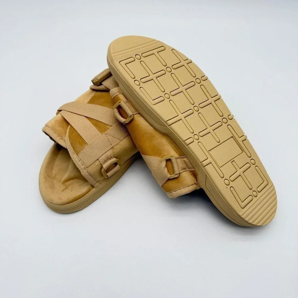 DRACO Slides Mens New Size9-10 fits 8.5 thru 10 Sandstorm Beige Lounge Slide